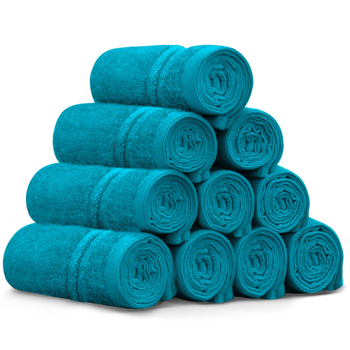 LINENLINK 100% Cotton Face Washers Towels, 10 Pack