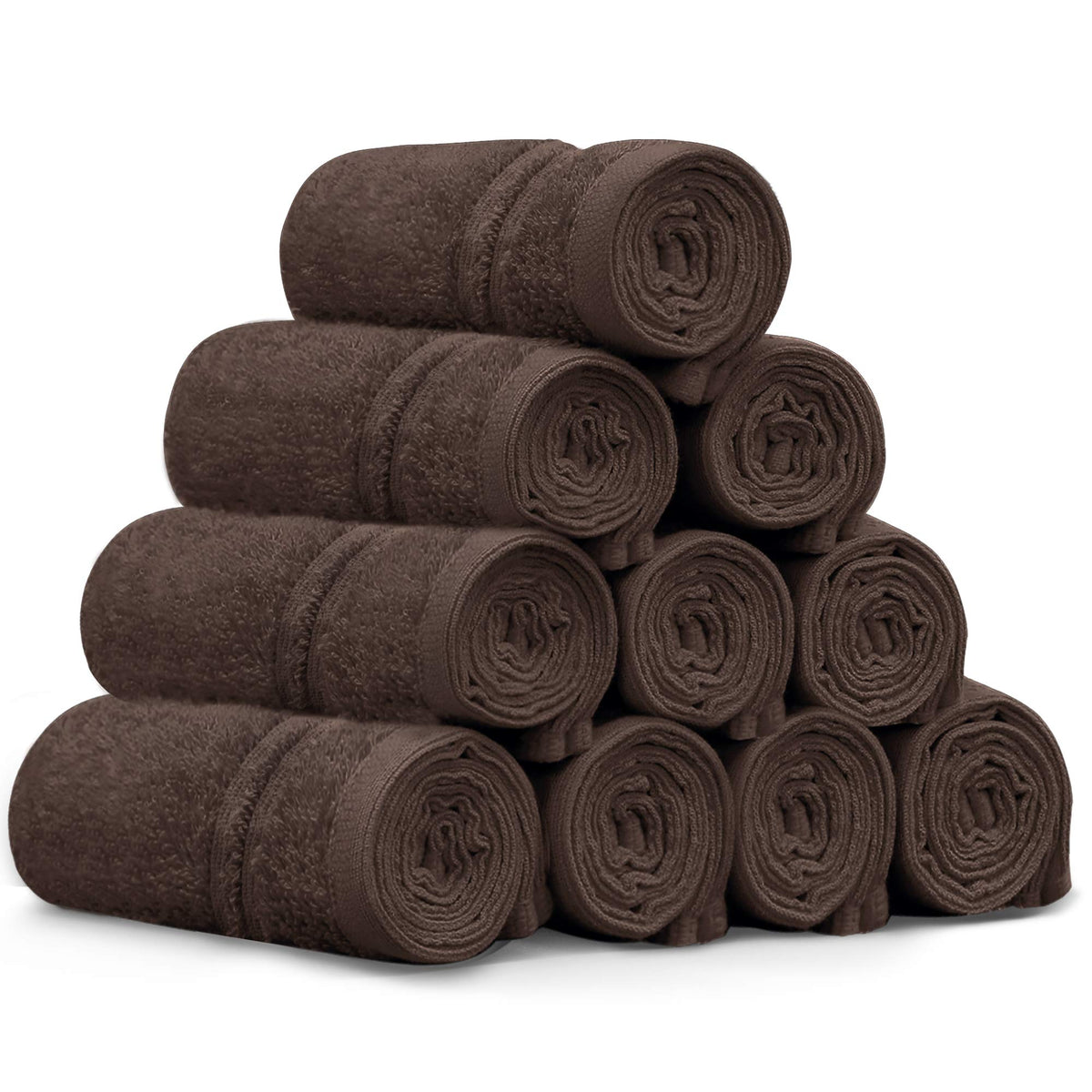 LINENLINK 100% Cotton Face Washers Towels, 10 Pack
