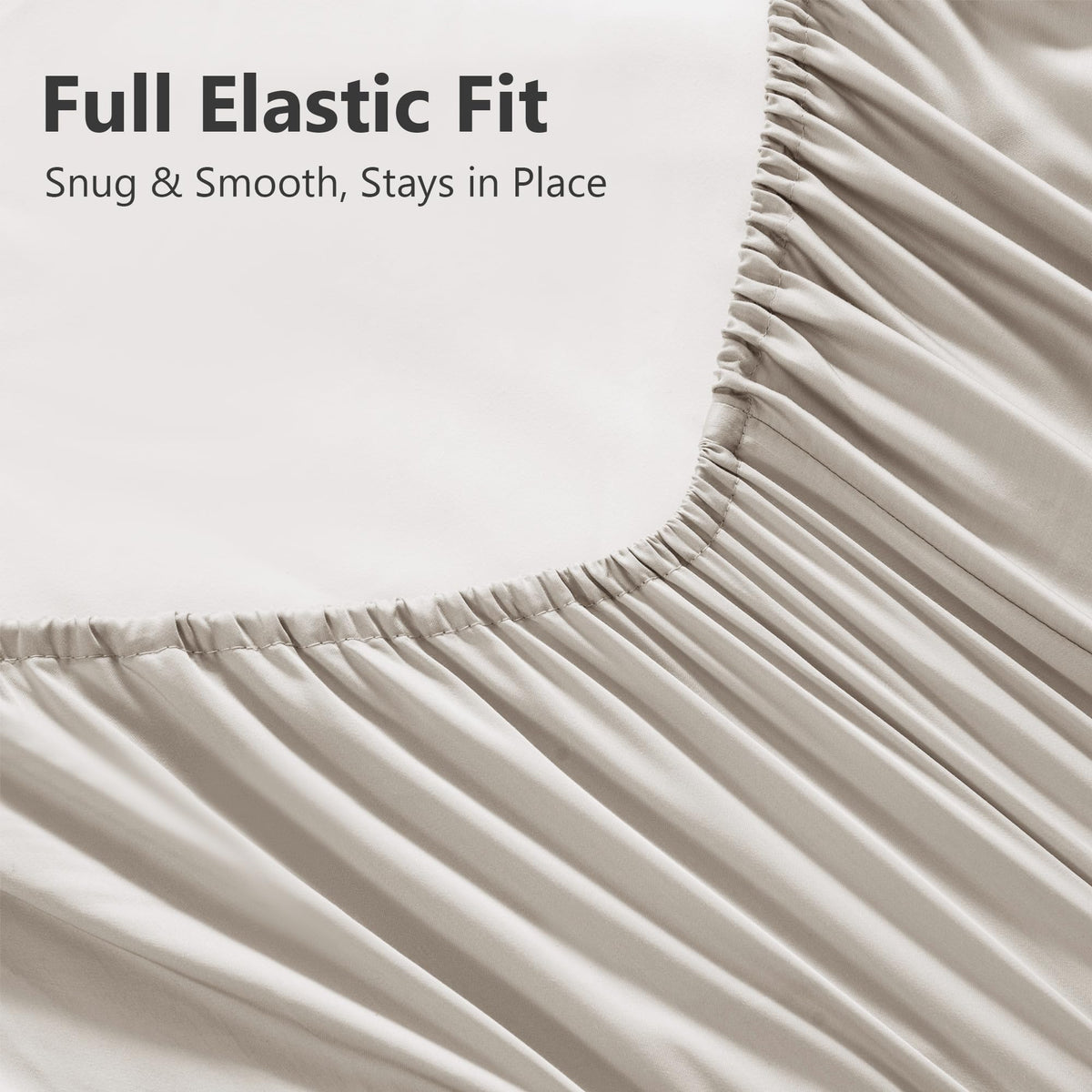 LINENLINK 100% Bamboo Sheet Set 4 Piece for Hot Sleepers