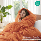 LINENLINK Vintage Washed Microfibre Quilt Cover Set