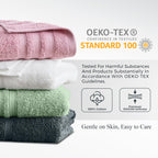 LINENLINK 100% Cotton Bath Towels, 4 Pack