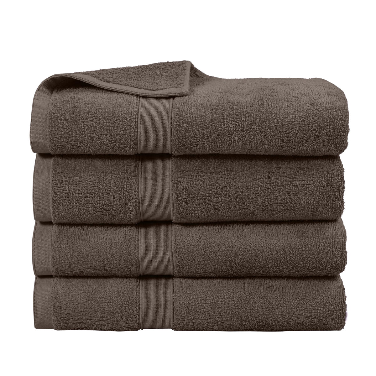 LINENLINK 100% Cotton Bath Towels, 4 Pack