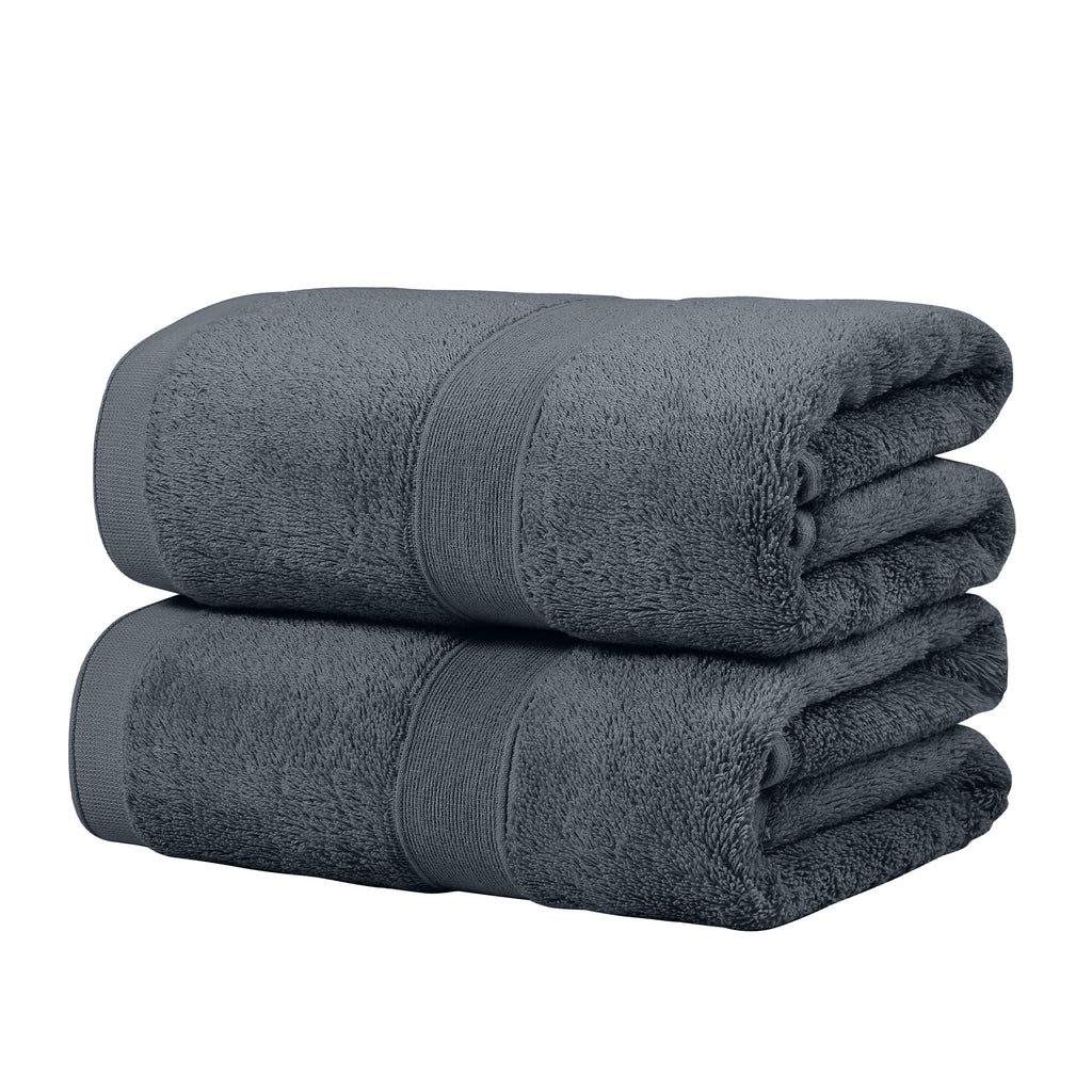 LINENLINK 100% Cotton Extra Large Bath Sheets, 2 Pack