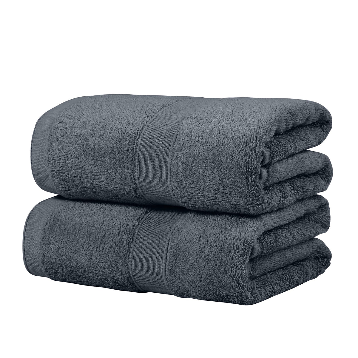 LINENLINK 100% Cotton Extra Large Bath Sheets, 2 Pack
