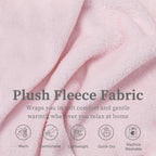 LINENLINK Flannel Fleece Robe for Women & Men, Soft Warm Bathrobe Dressing Gown with Shawl Collar and 2 Deep Pockets, Long Plush Robes for After Shower, Spa and Lounging