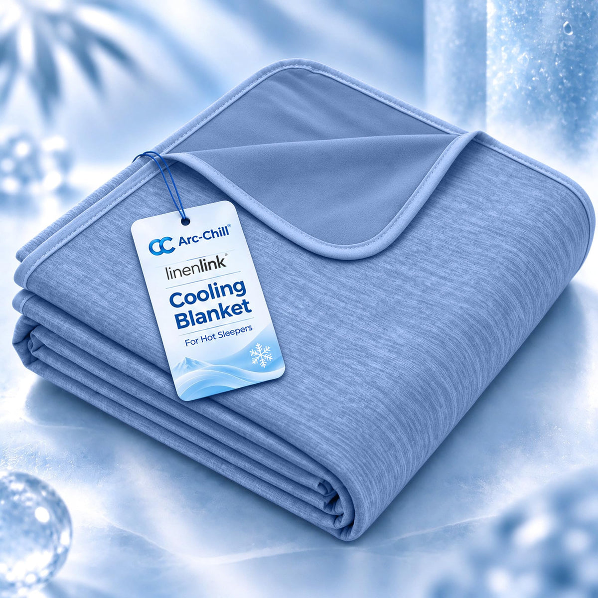 LINENLINK Summer Cooling Blanket for Hot Sleepers