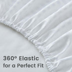 LINENLINK Hotel-Quality Stripe Bed Sheet Set