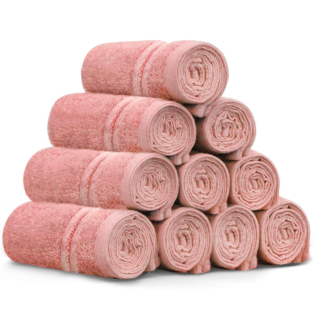 LINENLINK 100% Cotton Face Washers Towels, 10 Pack