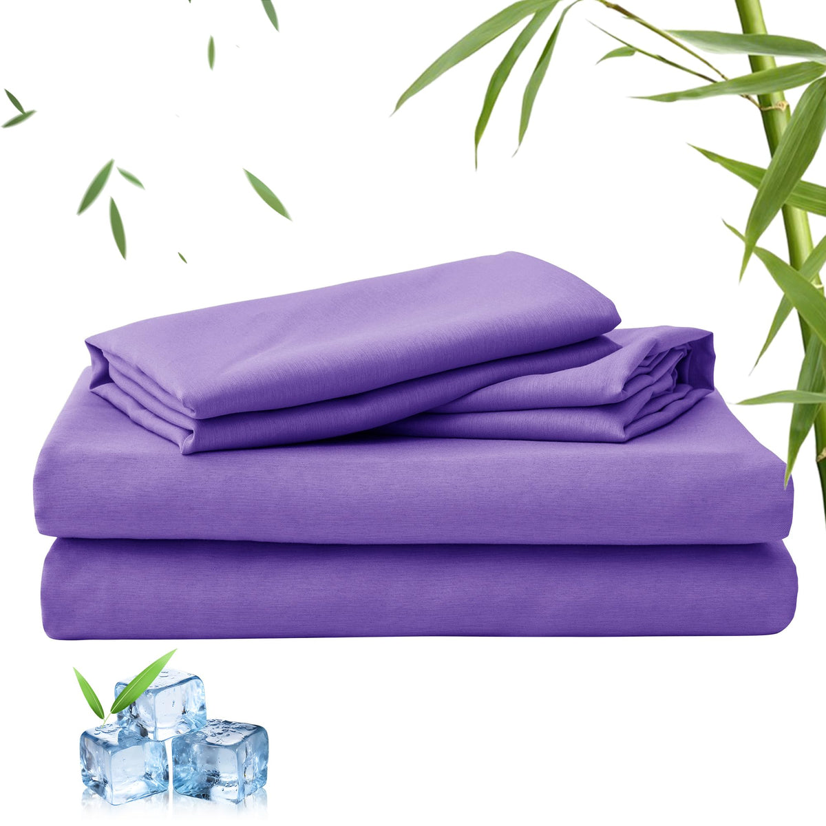 LINENLINK 2000TC Bamboo Sheet Set for Hot Sleepers