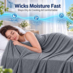 LINENLINK Summer Cooling Blanket for Hot Sleepers