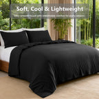 LINENLINK Cooling Bamboo Blend Quilt Cover Set