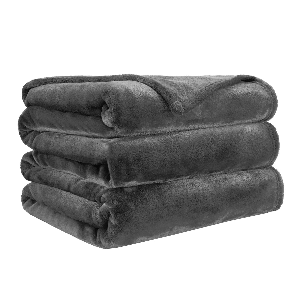 LINENLINK 300GSM Fleece Blanket, Super Soft and Warm Flannel for Bed, Sofa, Couch, Travel or Gift