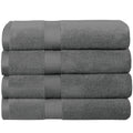 LINENLINK 100% Cotton Bath Towels, 4 Pack