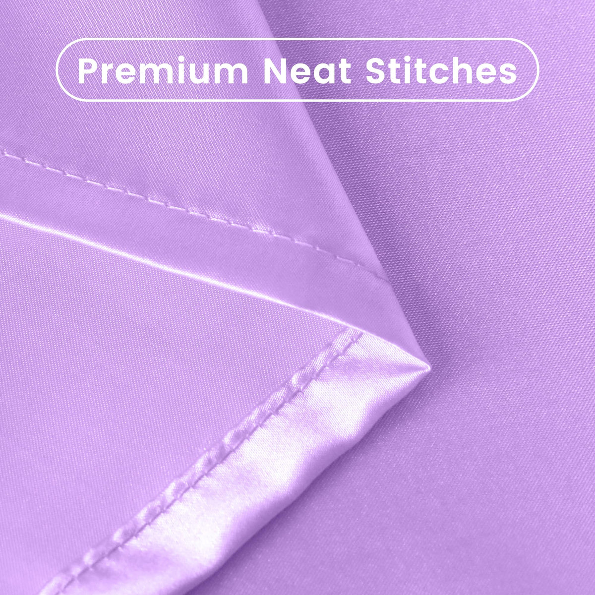 LINENLINK Silky Satin Pillowcases, 2 Pack