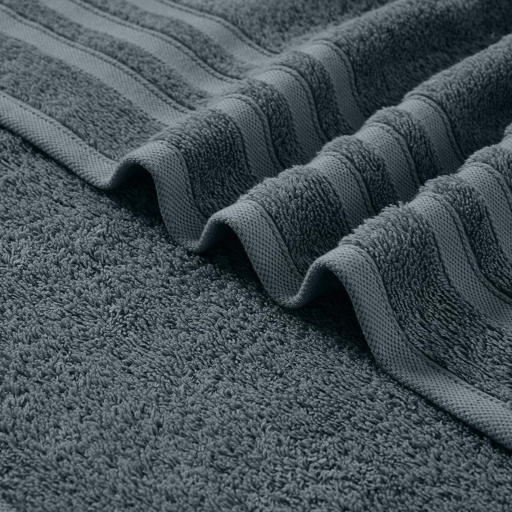 LINENLINK 100% Cotton Bath Towels, 4 Pack