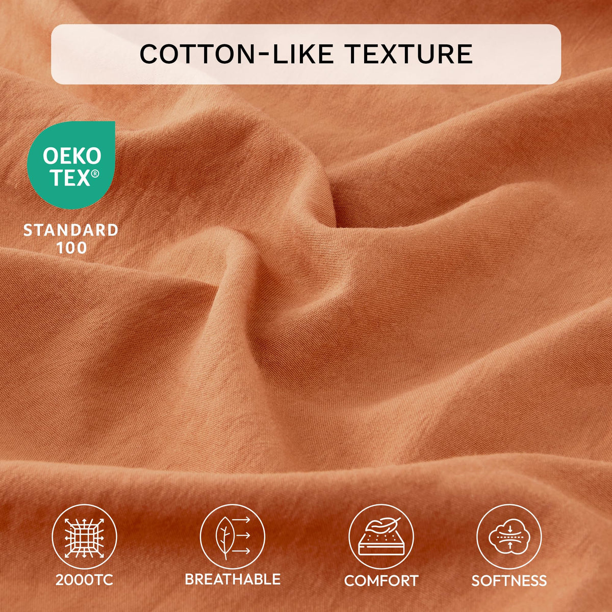 LINENLINK Vintage Washed Bed Sheet Set