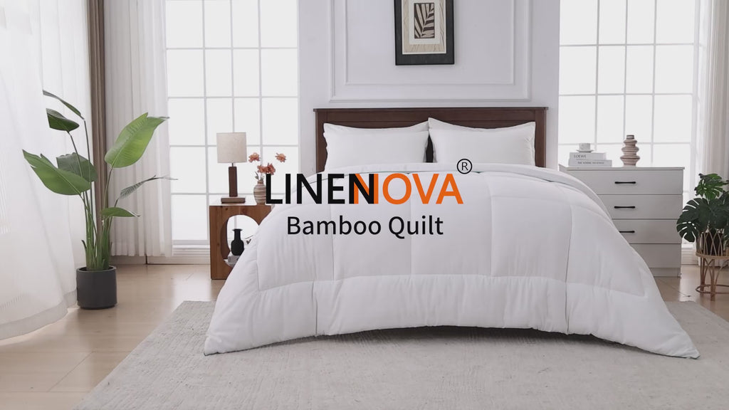 LINENLINK Bamboo Quilt video