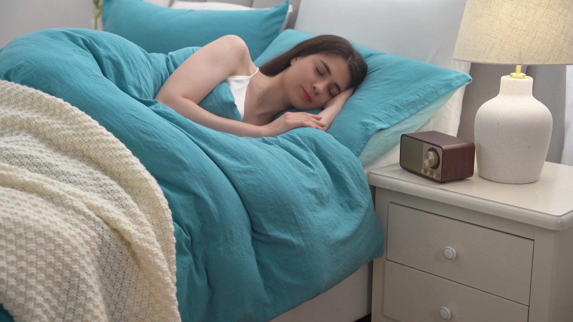 LINENLINK Vintage Washed Microfibre Quilt Cover Set video